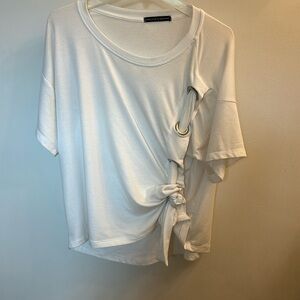 Harlow and Graham fun white shirt